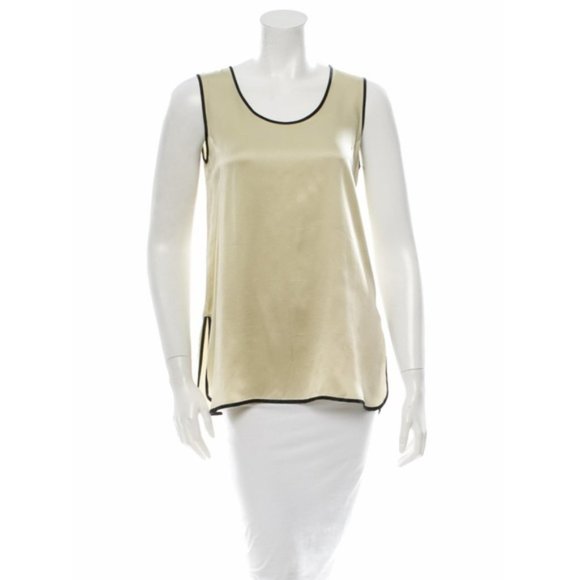 FENDI Gold-Tone Sleeveless Top - Picture 1 of 5